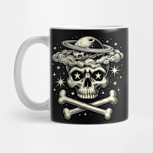 Planet Skull - Skull and Crossbones Mug